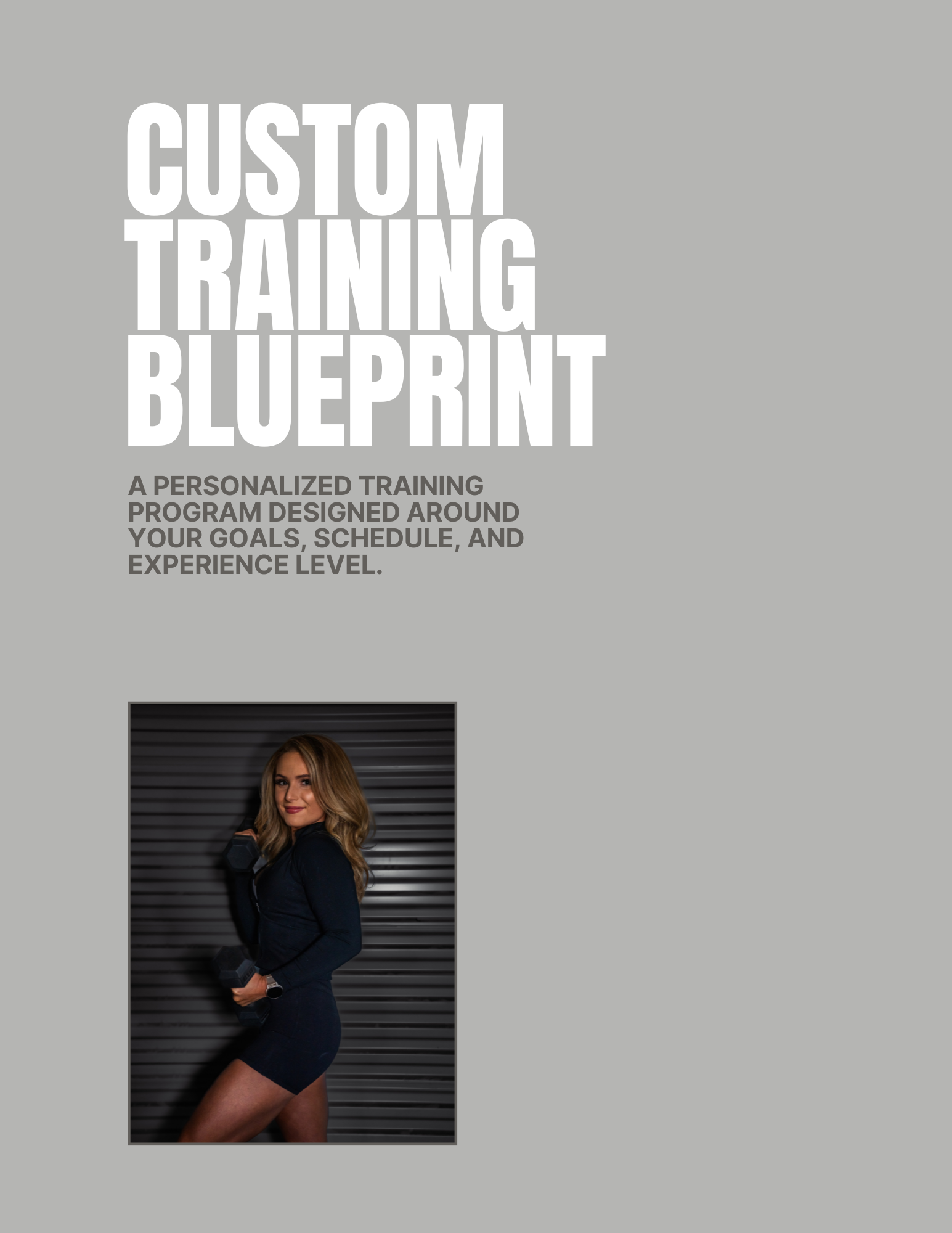 Custom Training Plan 8 Week